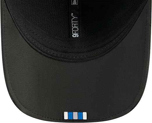 New Era Men's NFL 2025 Sideline M-Crown 9FORTY Adjustable Hat (CA/US, Alpha, One Size, Black, Detroit Lions)