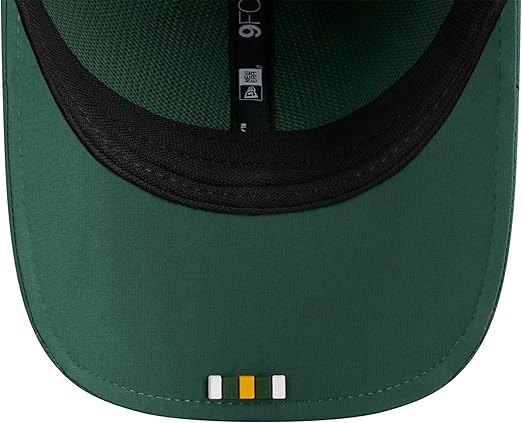 New Era Men's NFL 2025 Sideline M-Crown 9FORTY Adjustable Hat (CA/US, Alpha, One Size, Green, Green Bay Packers)