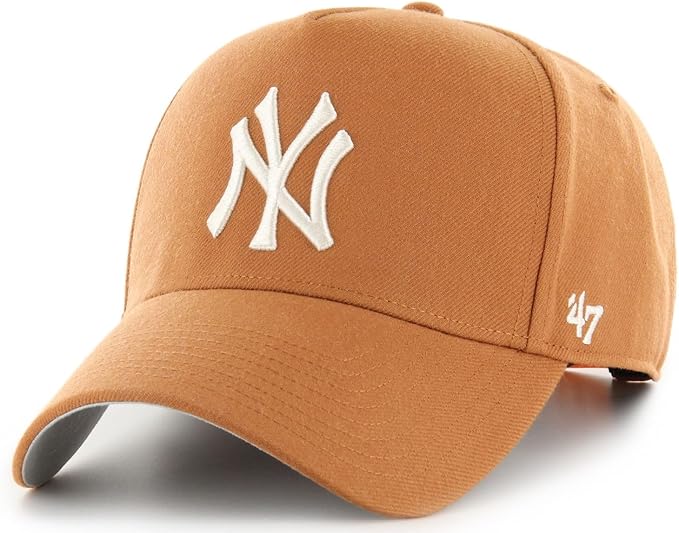 47 Offside DT MLB New York Clay Ballpark Adjustable Snapback Hat - Brown