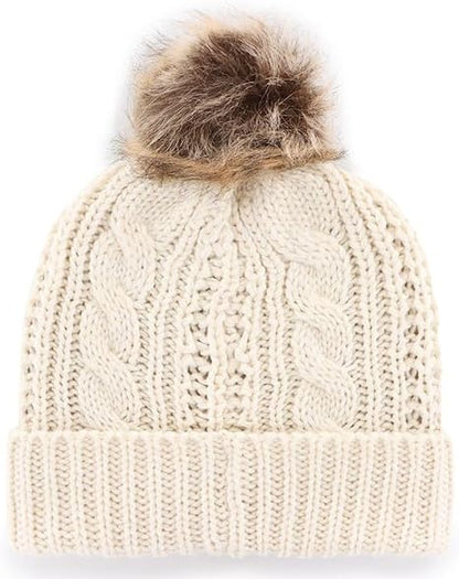 47 NHL Edmonton Women's Meeko Cuff Knit Hat - Cream