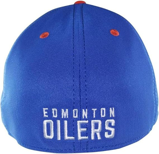 American Needle NHL Edmonton Oilers E-Boss Stretch Fit L/XL - Royal Blue