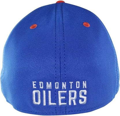 American Needle NHL Edmonton Oilers E-Boss Stretch Fit S/M - Royal Blue