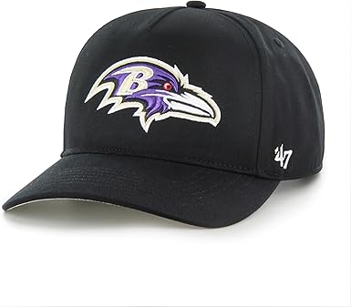 47 NFL Baltimore Hitch RF Adjustable Snapback Hat - Black
