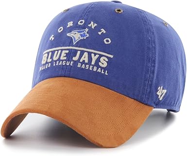47 MLB Toronto Men's Royal Windham Suede Clean Up Adjustable Hat Blue
