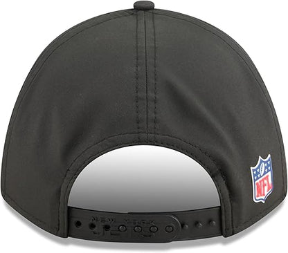 New Era Men's NFL 2025 Sideline M-Crown 9FORTY Adjustable Hat (CA/US, Alpha, One Size, Black, Philadelphia Eagles)