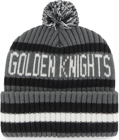 47 NHL Vegas Bering Knit Cuff Pom Hat - Grey
