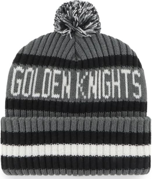 47 NHL Vegas Bering Knit Cuff Pom Hat - Grey