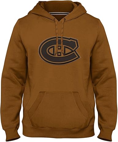 Bulletin Montreal Canadiens NHL Express Twill Tonal Dune Logo Hoodie - Dune - XX-Large