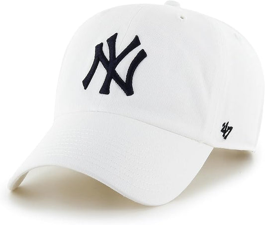 47 MLB New York Alternate Clean Up Adjustable Hat - White/Navy