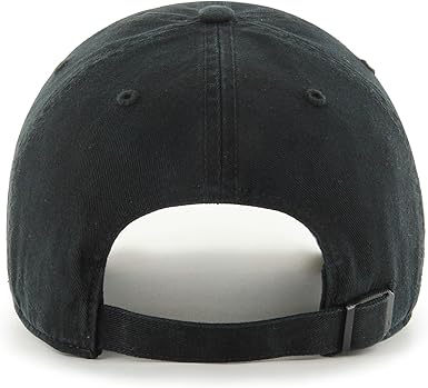 Men's Compatible with Expos 47 Brand Dark Tropic Clean Up Adjustable Buckle Cap Hat Black