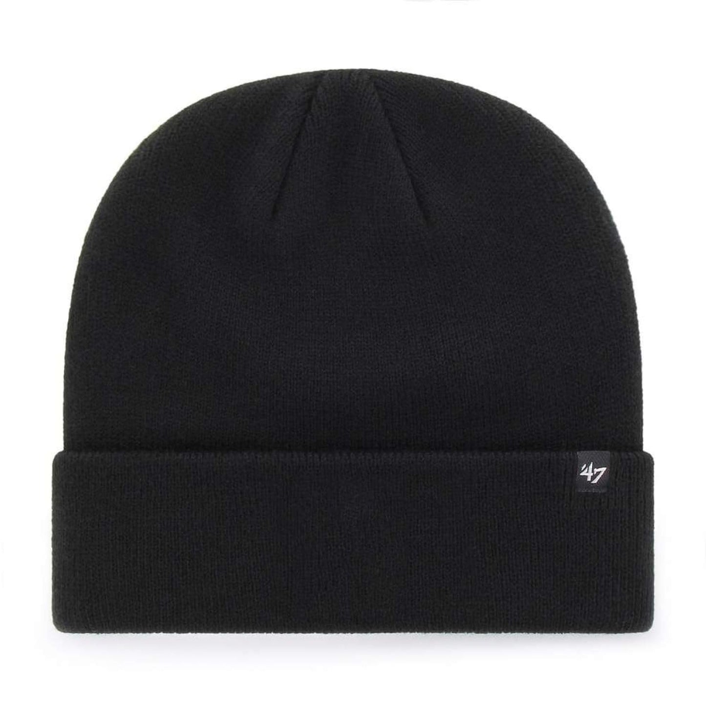 47 Brand Classics Blank Cuffed Toque Knit Hat - Black