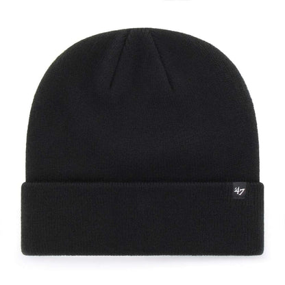 47 Brand Classics Blank Cuffed Toque Knit Hat - Black