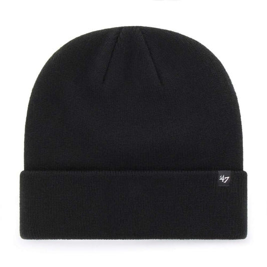 47 Brand Classics Blank Cuffed Toque Knit Hat - Black