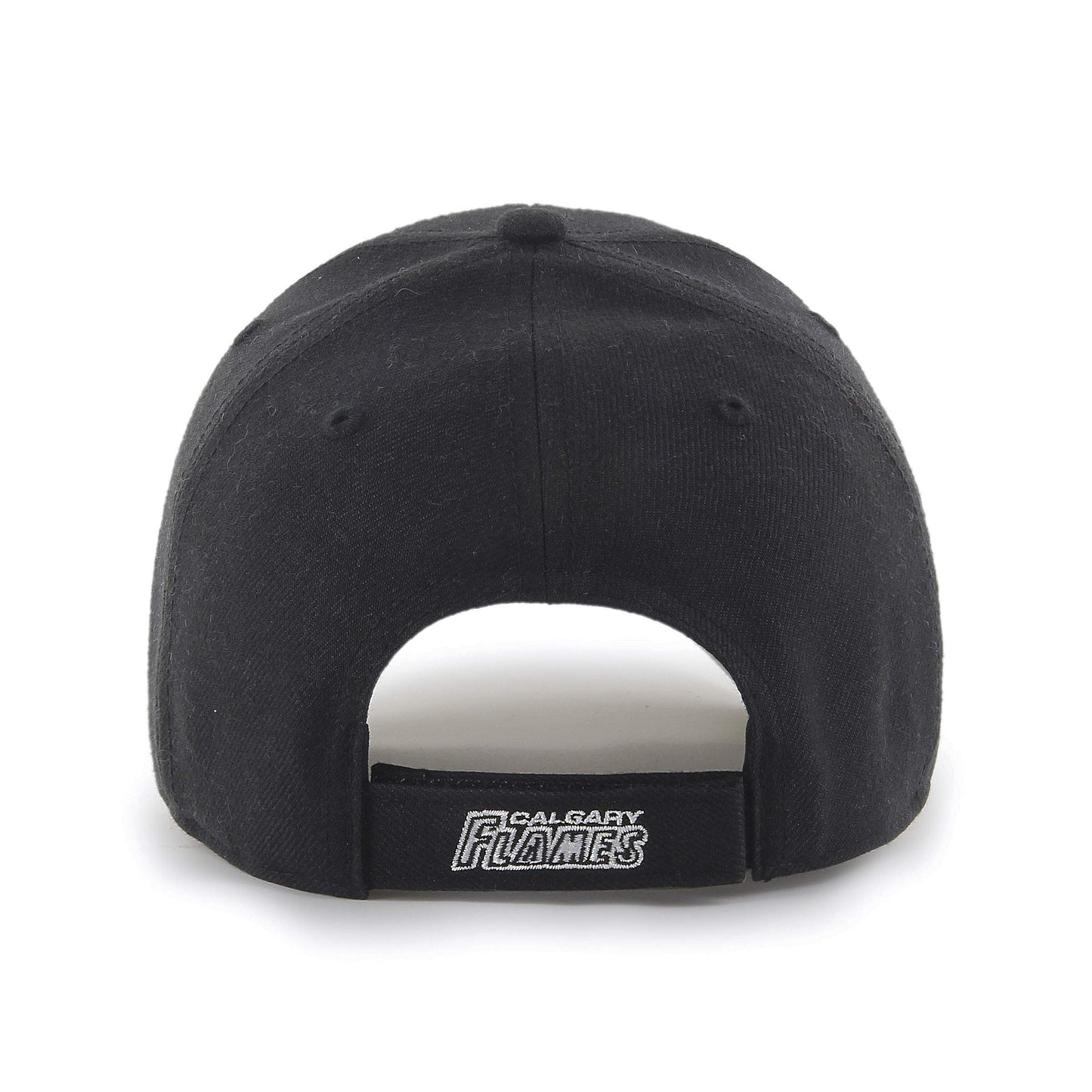 47 Men's Calgary Flames Black/White MVP Adjustable Hat - One Size