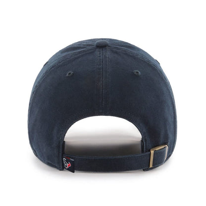 47 Men's Compatible with Texans Clean Up Navy Hat Cap NFL Football Adjustable Strap