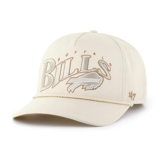 47 Hitch NFL Buffalo Bills Wave Rope Snapback Hat - White