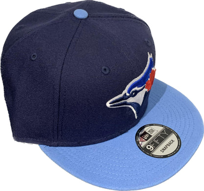 New Era Men's Navy Compatible with Blue Jays Alternate 4 9Fifty Snapback Adjustable Hat