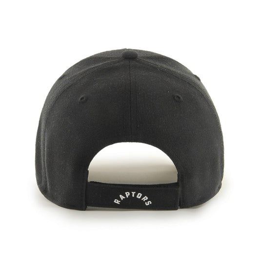 Men's Toronto Raptors MVP Primary New Logo Black Hat Cap Adjustable Strap