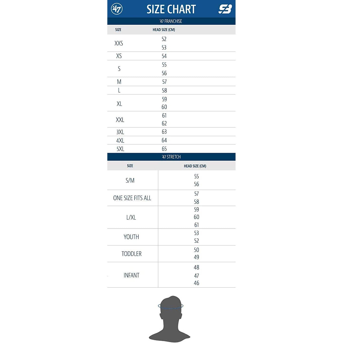 47 Men's Toronto Blue Jays Cooperstown Collection 1977 Logo Clean Up Adjustable Hat - One Size