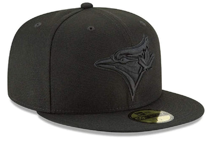 New Era 59Fifty Hat MLB Toronto Blue Jays Alternate Bird Black (7 7/8)