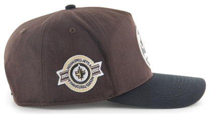 47 Hitch Sure Shot NHL Winnipeg Snapback Hat - Dark Chocolate