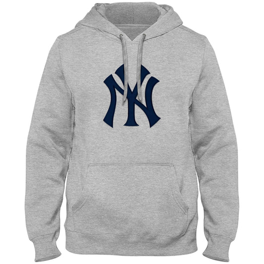 New York Yankees Express Twill Logo Hoodie Navy Logo