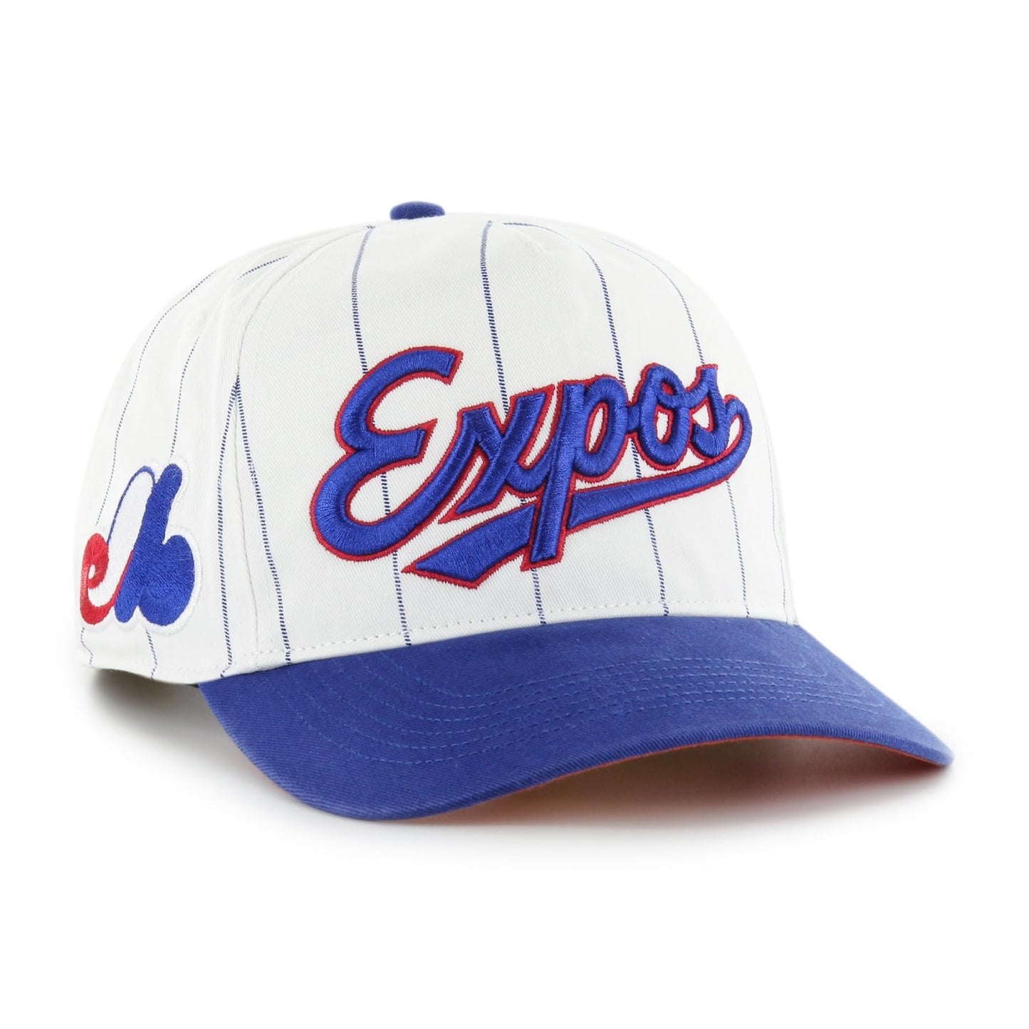 47 Montreal Expos MLB Double Header Pinstripe Hitch Hat | Adjustable-White