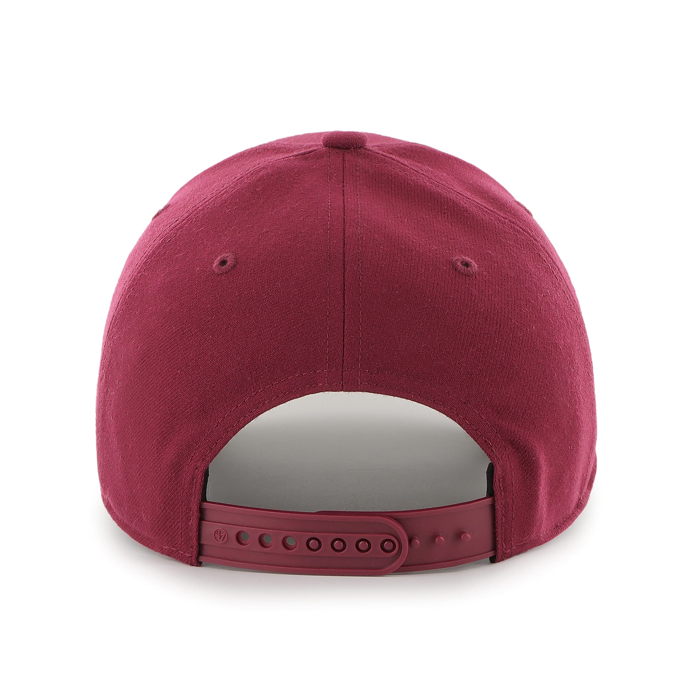 47 Men's Compatible with Phillies Cooperstown World Series Sure Shot MVP Adjustable Hat - One Size Maroon