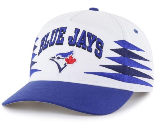 47 MLB Hitch Toronto Diamond Snapback Hat - White/Blue