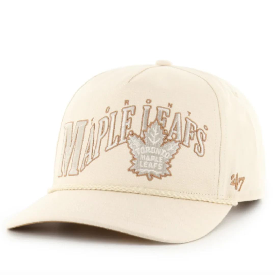 47 Hitch NHL Toronto Maple Leafs Wave Rope Snapback Hat - White
