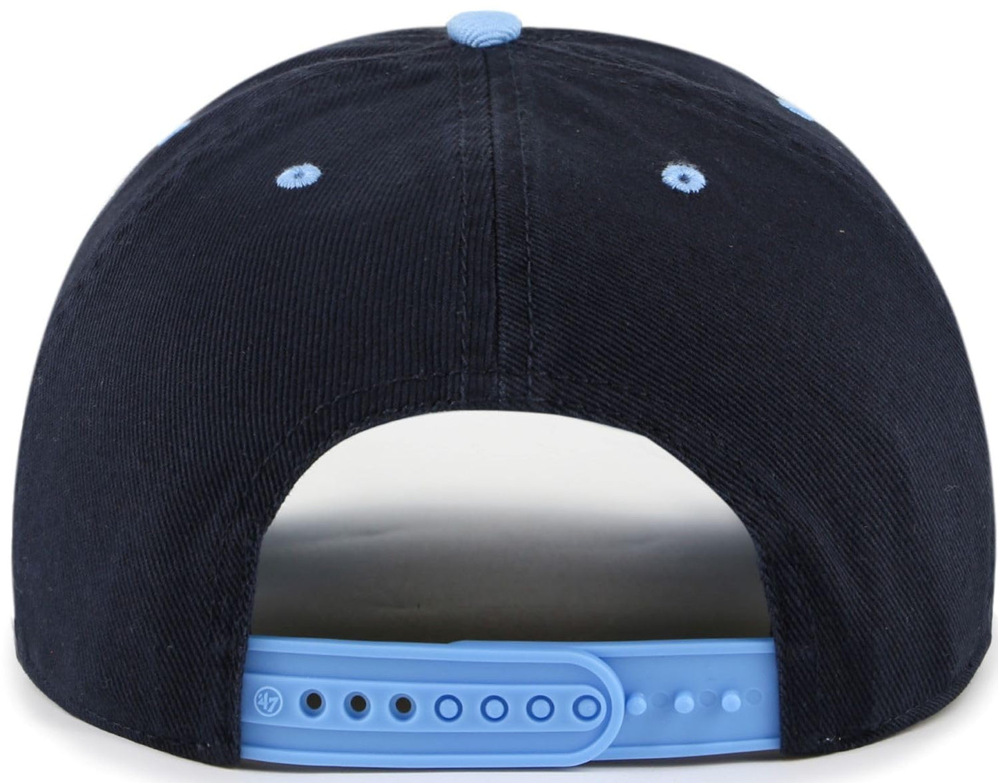 47 Hitch MLB Toronto Blue Jays Double Header Baseline Snapback Hat - Blue