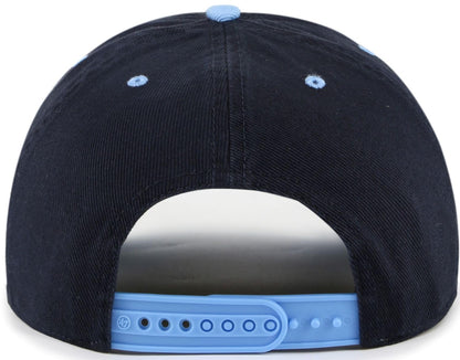 47 Hitch MLB Toronto Blue Jays Double Header Baseline Snapback Hat - Blue