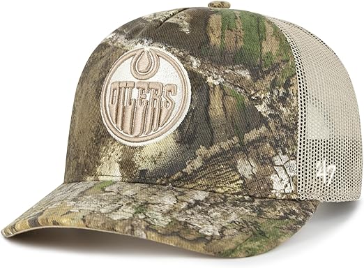 47 Hitch RF NHL Edmonton APX Trucker Adjustable Snapback Hat - Camo