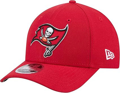 New Era Men's Red Tampa Bay Buccaneers Team Collection 9FORTY M-Crown Adjustable Hat