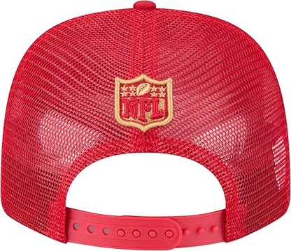 New Era 9SEVENTY 2025 NFL Team Collection Adjustable Stretch-Snap Hat (CA/US, Alpha, One Size, San Francisco 49ers, Scarlet)
