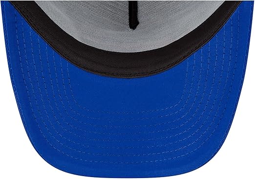 New Era NFL A-Frame 9FORTY Team Color Mesh Trucker Adjustable Hat Cap One Size Fits All, Buffalo Bills - Blue, One Size