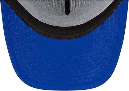 New Era NFL A-Frame 9FORTY Team Color Mesh Trucker Adjustable Hat Cap One Size Fits All, Buffalo Bills - Blue, One Size