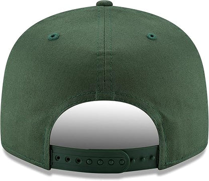 New Era x NFL Men's Green Bay Packers Basic 9Fifty Snapback Hat Green Adjustable