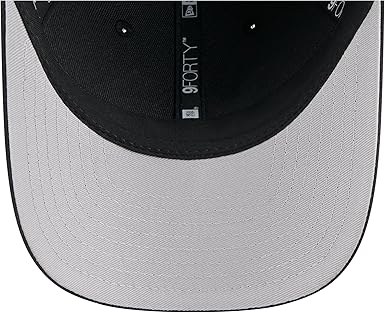 New Era Men's Detroit Lions Team Classic Black 940 M-Crown Adjustable Snapback Hat - One Size
