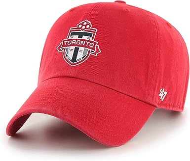 47 MLS Toronto Soccer Clean Up Adjustable Hat - Red