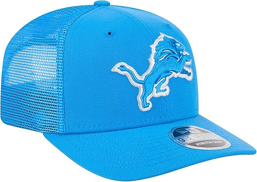 New Era 9SEVENTY 2025 NFL Team Collection Adjustable Stretch-Snap Hat (CA/US, Alpha, One Size, Detroit Lions, Blue)