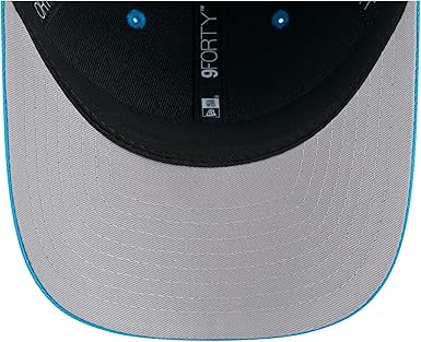 New Era 9FORTY 2025 NFL Team Collection M-Crown Adjustable Snapback Hat (CA/US, Alpha, One Size, Carolina Panthers, Blue)