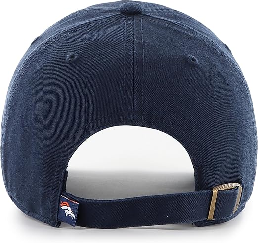 47 Clean Up NFL Denver Adjustable Hat - Navy Blue