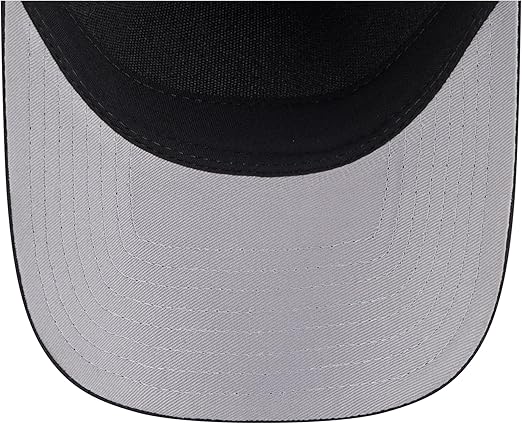New Era Men's Detroit Lions Black & White 940 M-Crown A-Frame Adjustable Snapback Hat - One Size