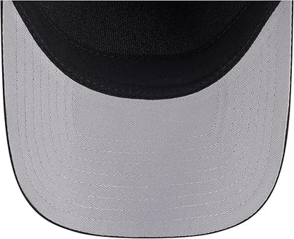 New Era Men's Detroit Lions Black & White 940 M-Crown A-Frame Adjustable Snapback Hat - One Size