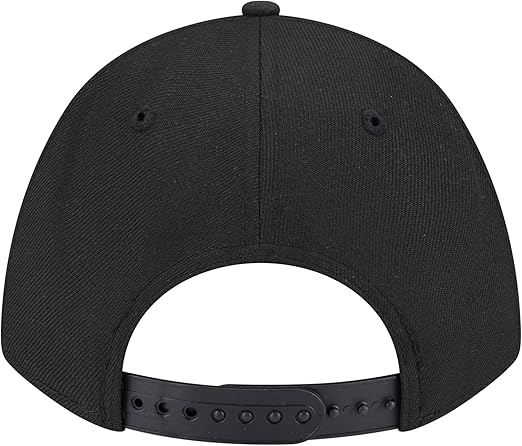 New Era Men's Detroit Lions Black & White 940 M-Crown A-Frame Adjustable Snapback Hat - One Size