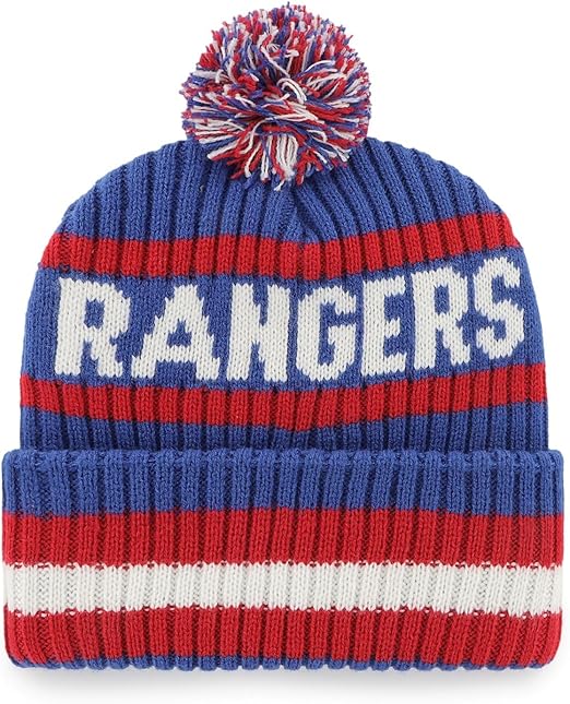 47 NHL New York Bering Cuff Knit Toque - Red/Blue
