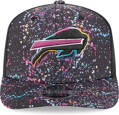 New Era Men's Black Buffalo Bills 2025 NFL Crucial Catch 9SEVENTY Adjustable Hat