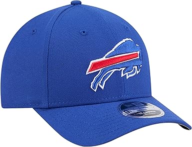 New Era 9FORTY 2025 NFL Team Collection M-Crown Adjustable Snapback Hat (CA/US, Alpha, One Size, Buffalo Bills, Royal Blue)