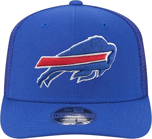 New Era 9SEVENTY 2025 NFL Team Collection Adjustable Stretch-Snap Hat (CA/US, Alpha, One Size, Buffalo Bills, Blue)
